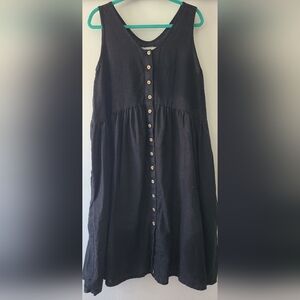 NPL Black Volume Dress